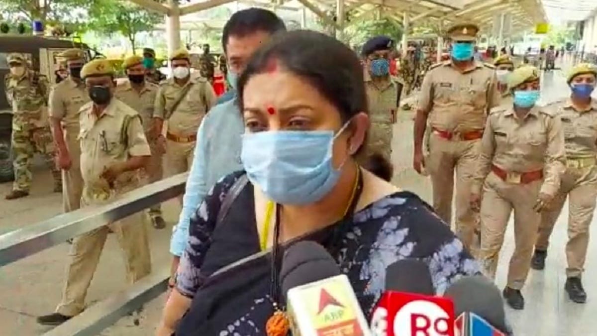 Union minister Smriti Irani asked Why Gandhi family 'silent'  Kamal Nath called  Imarti devi as item