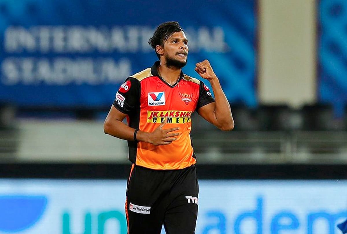 Sunrisers Hyderabad bowler T natarajan said MS Dhoni asked me to bowl slow boucer during IPL 2020