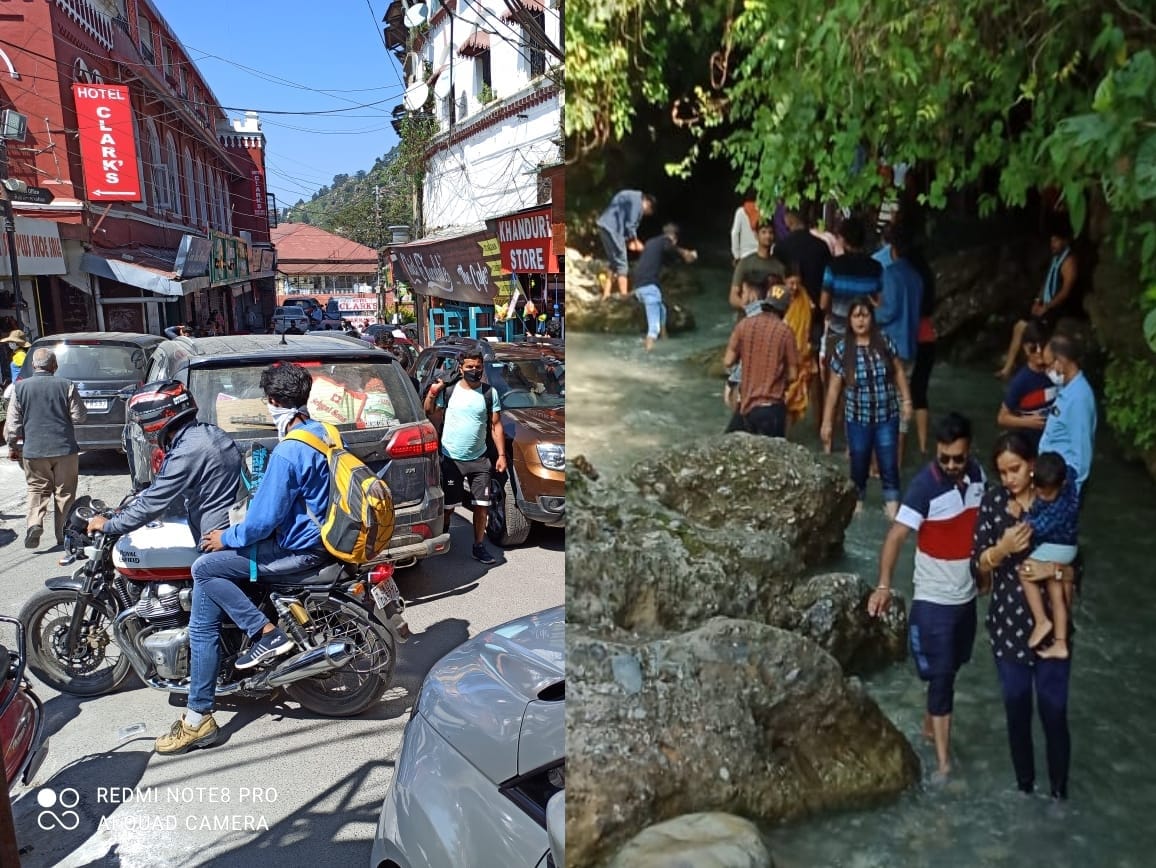 Unlock 5.0 in Uttarakhand News: tourist foot fall in mussoorie and other tourist destination, photos