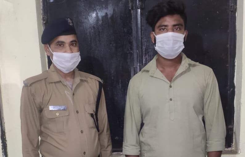 Accused of raping a girl arrested in Rampur