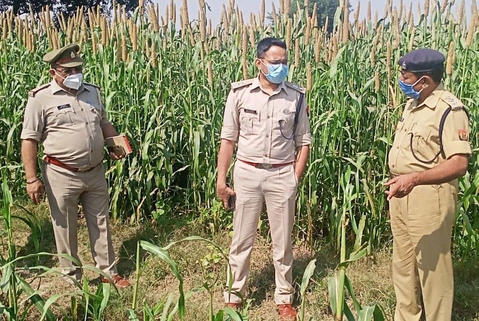 Hathras kand : SP visited at incident site