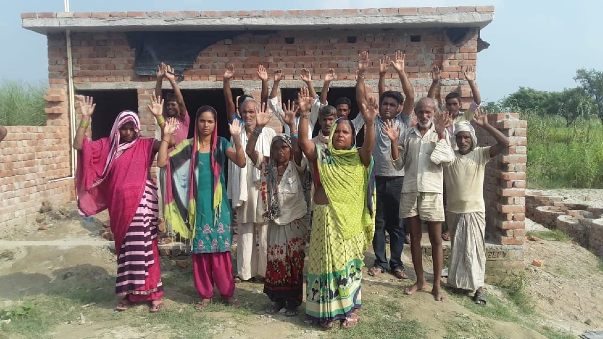 Villagers upset due to ignoring standards in toilet construction