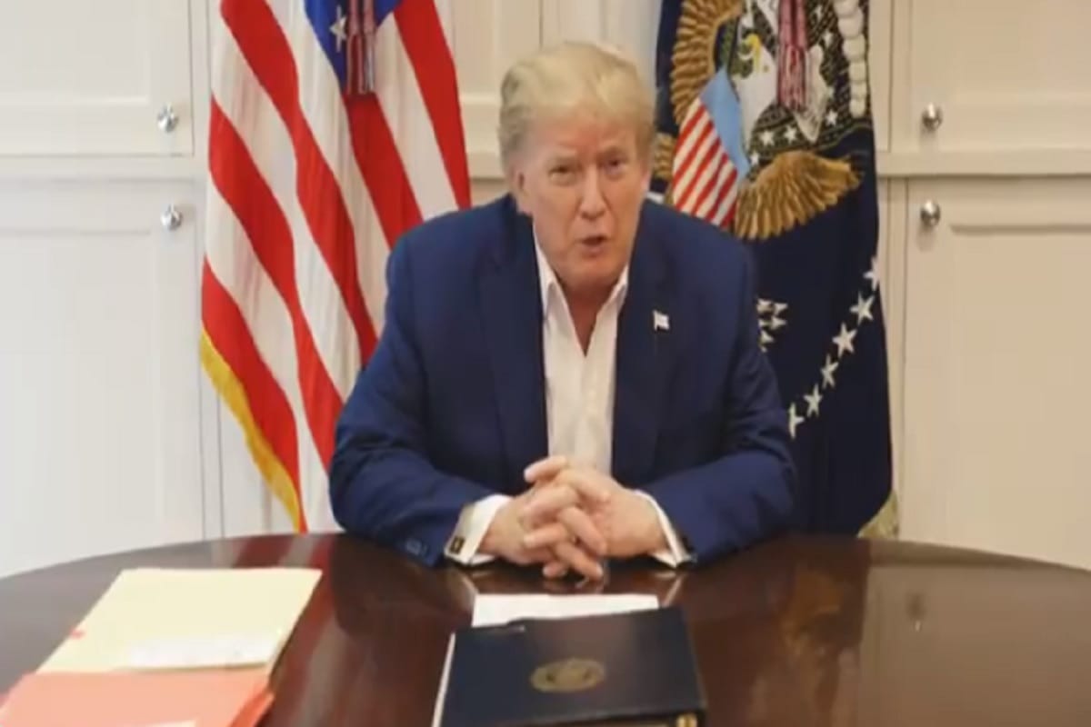 Donald Trump Coronavirus news: Donald Trump shares video says i will be back soon, Next Few Days Real Test