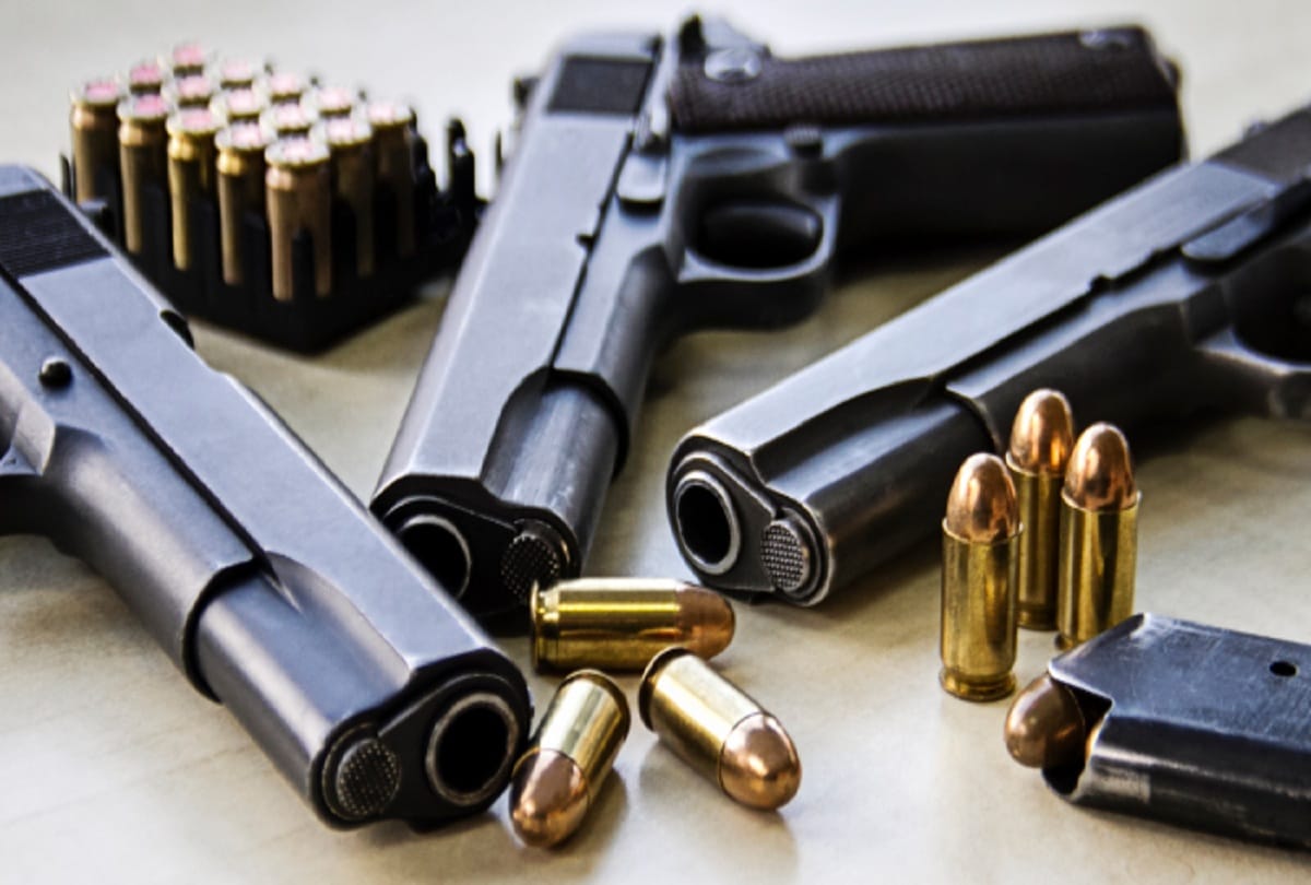 Four persons have been arrested with arms and ammunition in Munger district