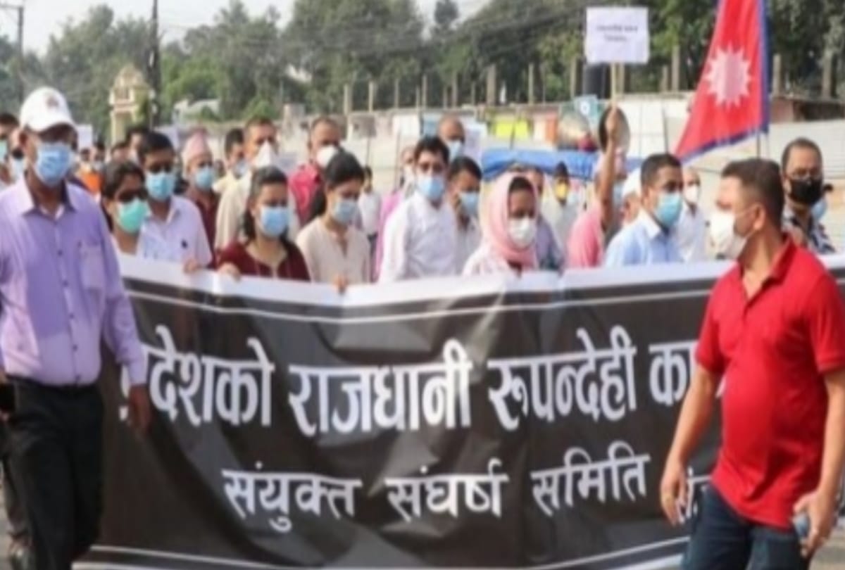 Demonstration continued against proposal to make Dong a capital