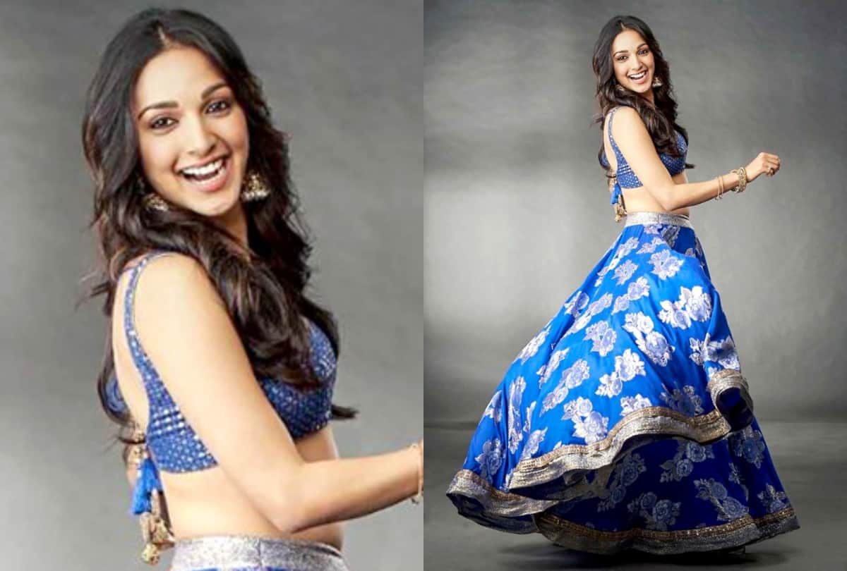 kiara advani peach silk palazzo pants with white top and silver tote bag in hottest trend