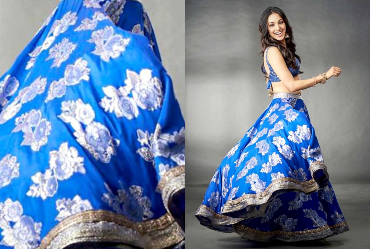 kiara advani blue lehenga in hasina pagal deewani song is hottest outfit in wedding season