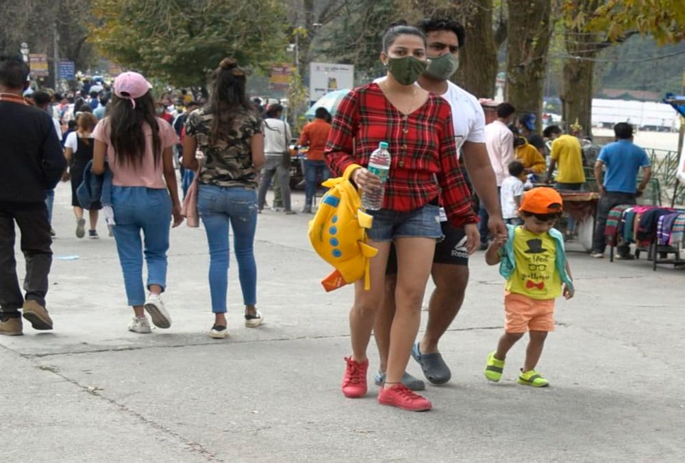 Unlock-5 in uttarakhand Latest News Today: Heavy Rush of Tourist in nainital, Tehri and mussoorie on weekend, see Photos
