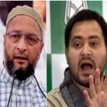Tejaswi Yadav and  Asaduddin Owaisi