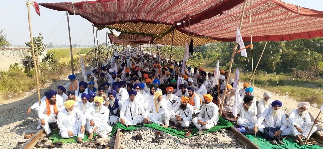 farmers protest in amritsar