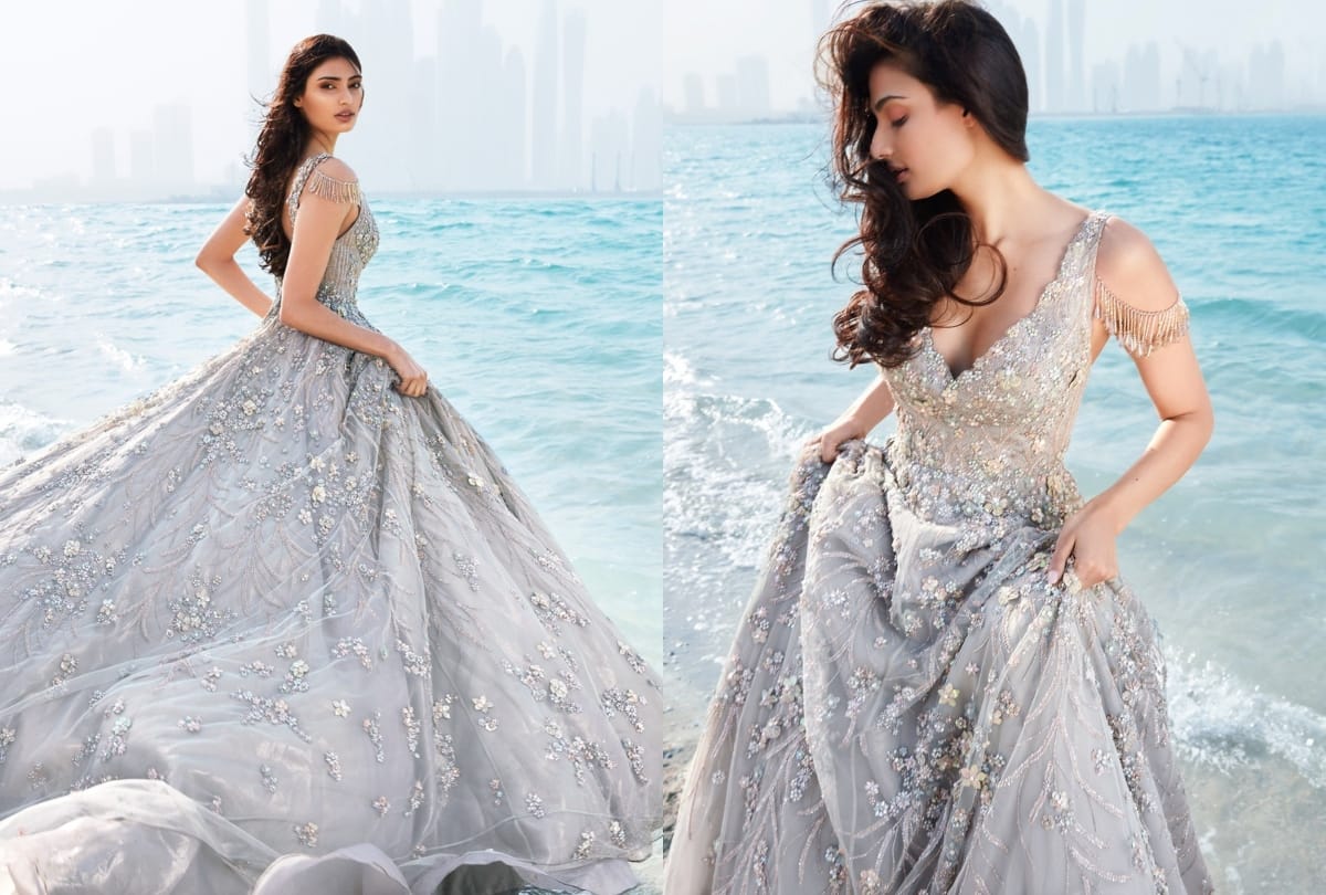 cricketer k l rahul girlfriend athiya shetty pose in bridal look for photoshoot