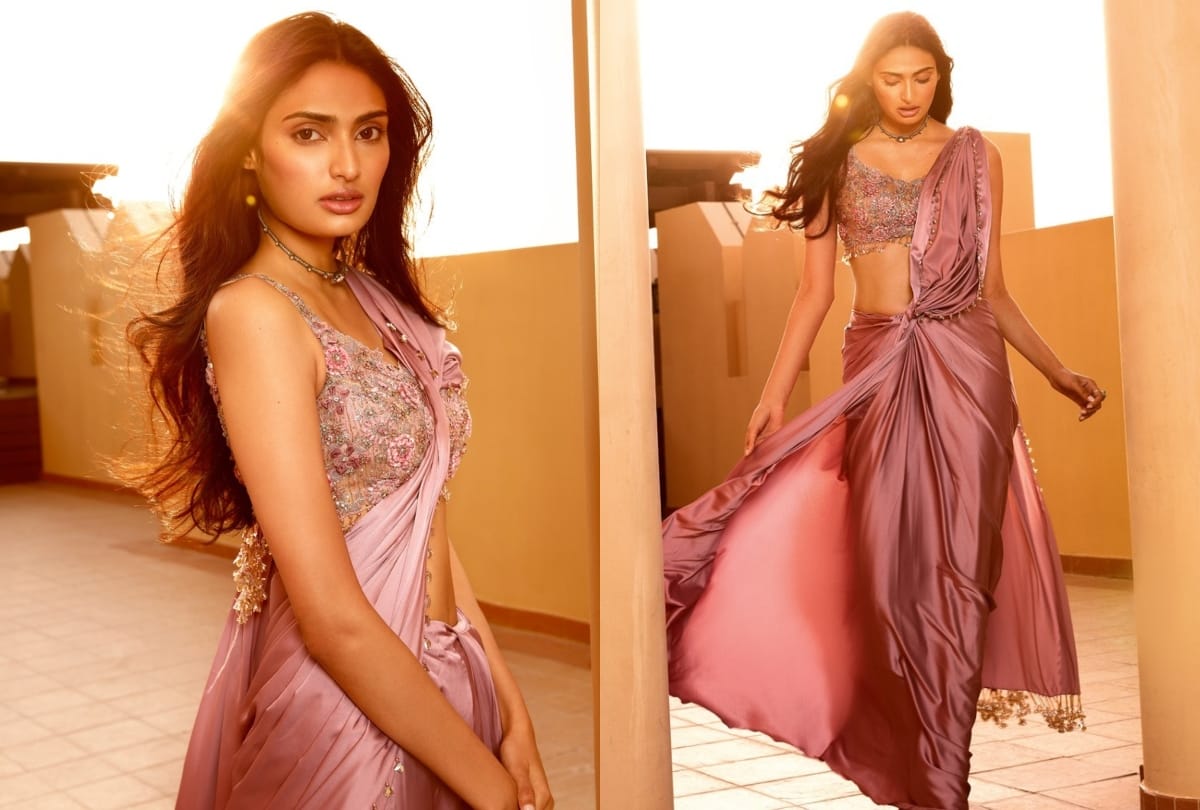 cricketer k l rahul girlfriend athiya shetty pose in bridal look for photoshoot