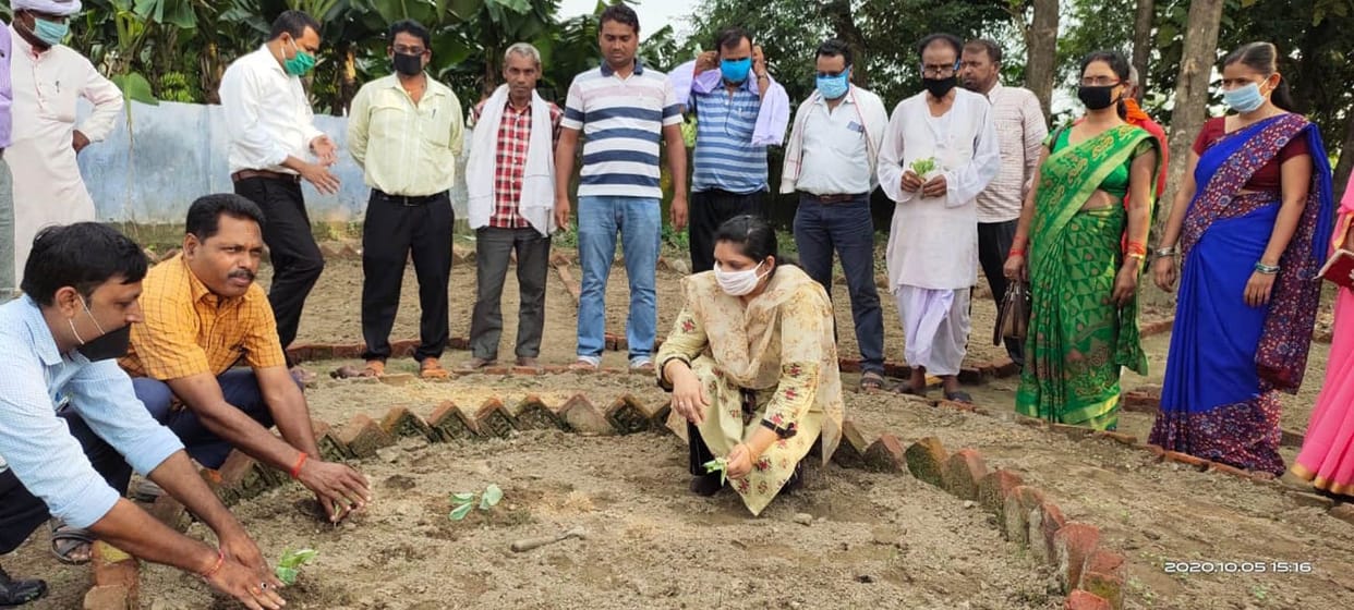kitchen garden will be made in 400 schools