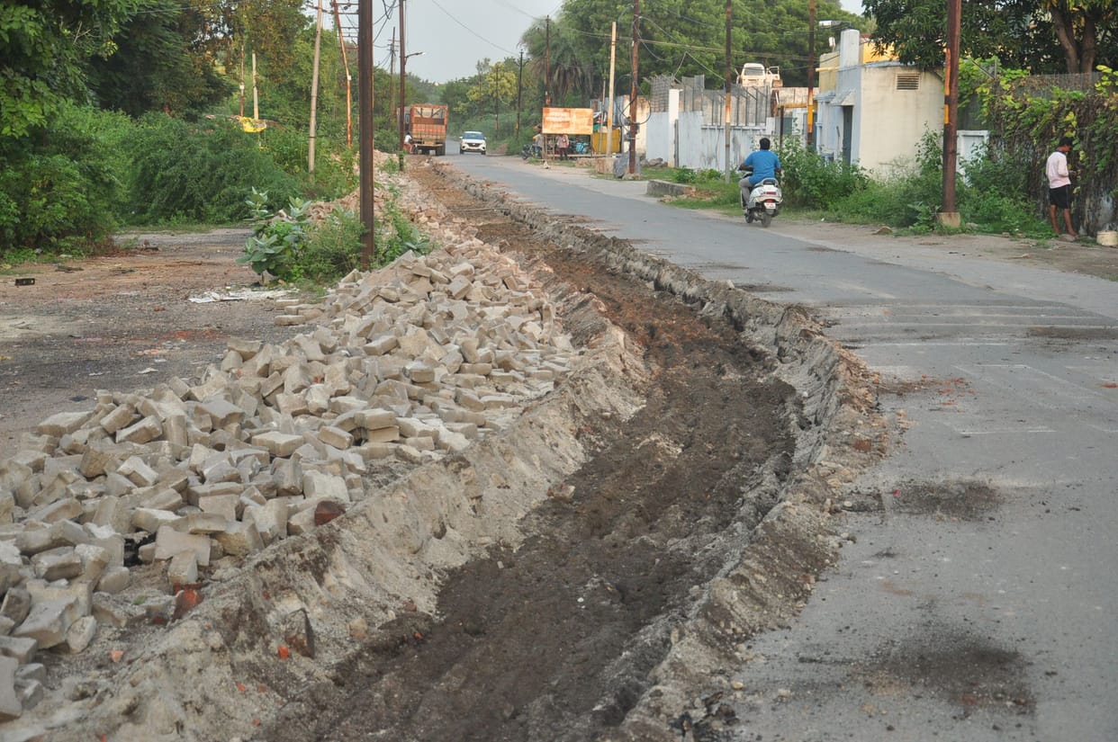 industrial aria road devlopment