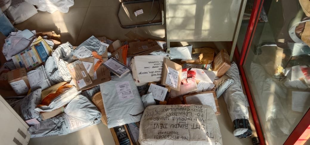 The postal delivery work has stopped for five days