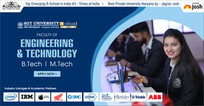 B.Tech in Civil Engineering from SGT University become world class engineer 