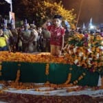 बेटे ने दी पिता को सलामी