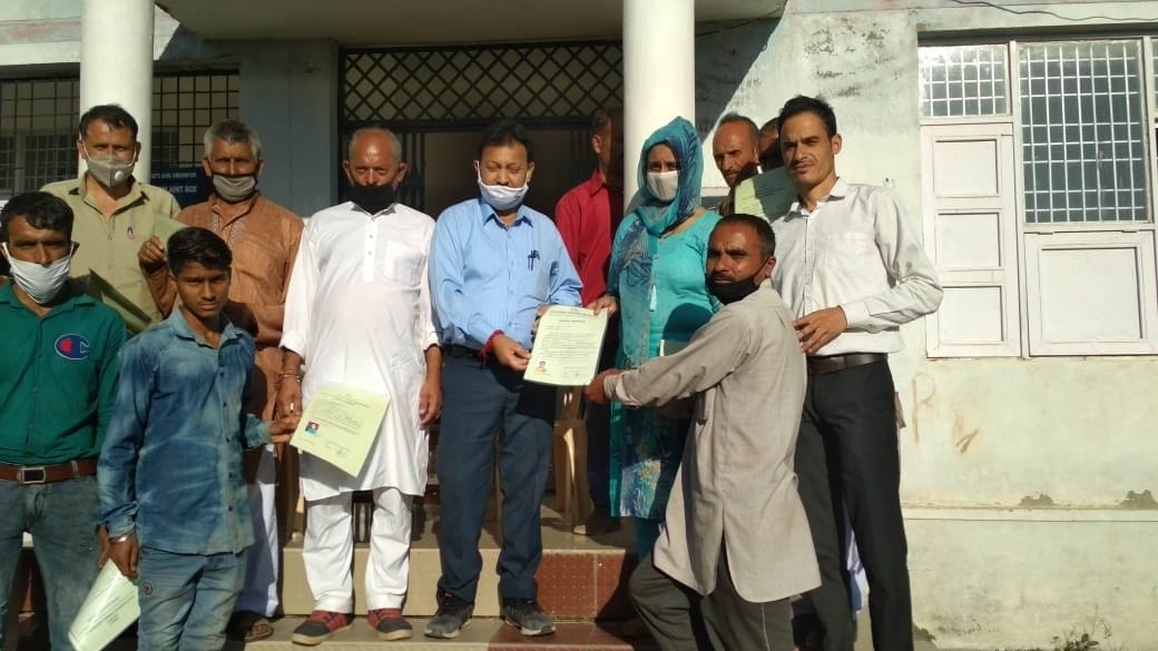demicile certificate given to 300 people in chinaini