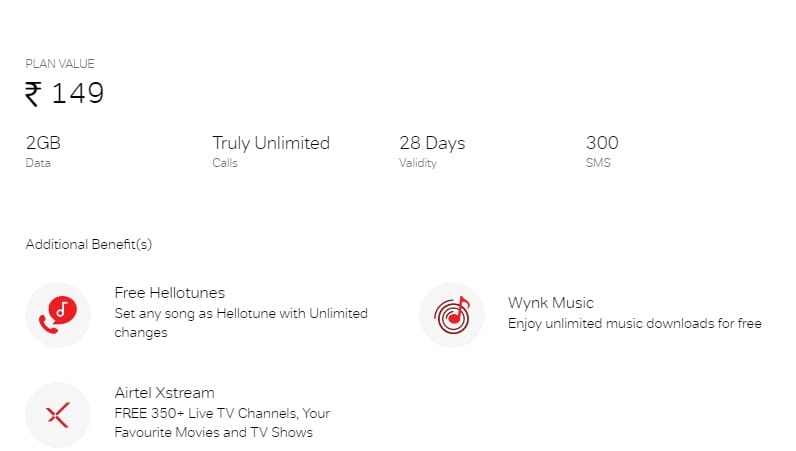 Airtel 149