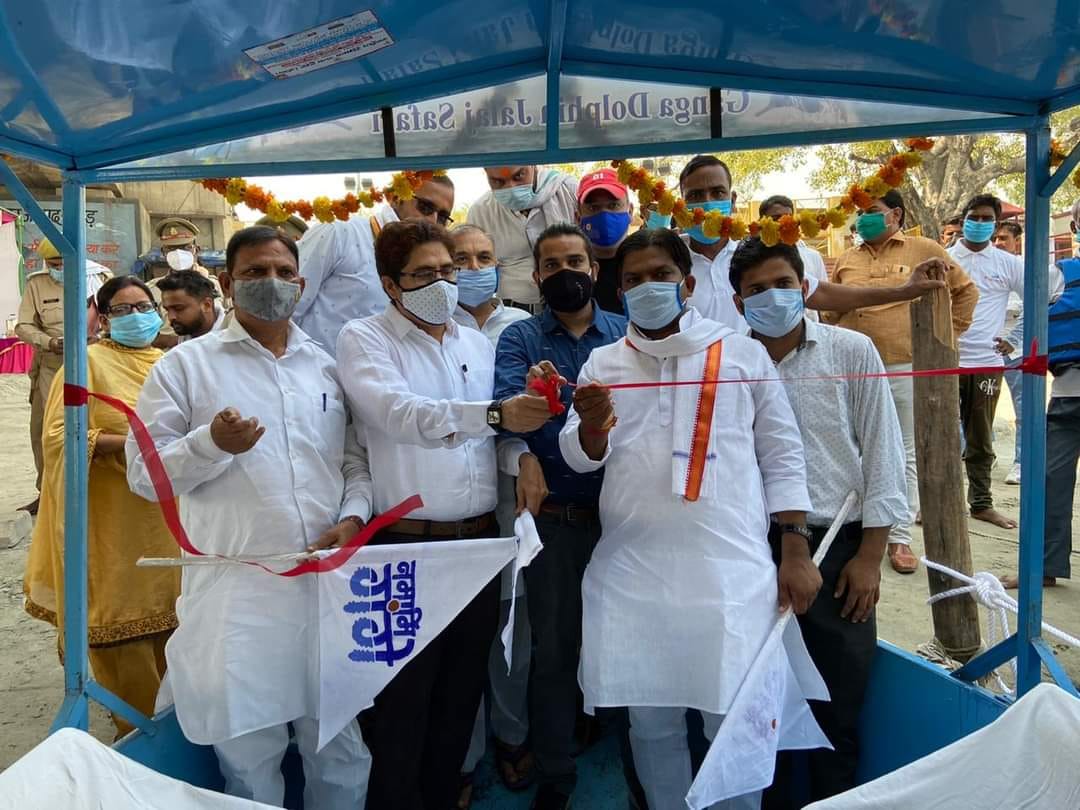 gange dolphins safari launched in gajraula