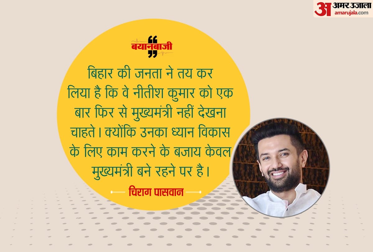 Bihar Assembly Election 2020 News: LJP Chirag Paswan targets CM Nitish Kumar
