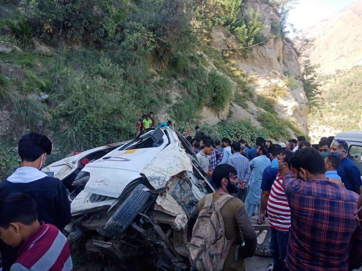 Road accident in Doda district, Driver dead