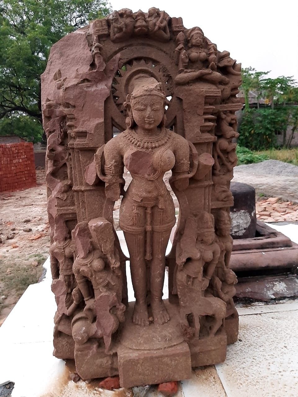 Six hundred year old idol found during excavation