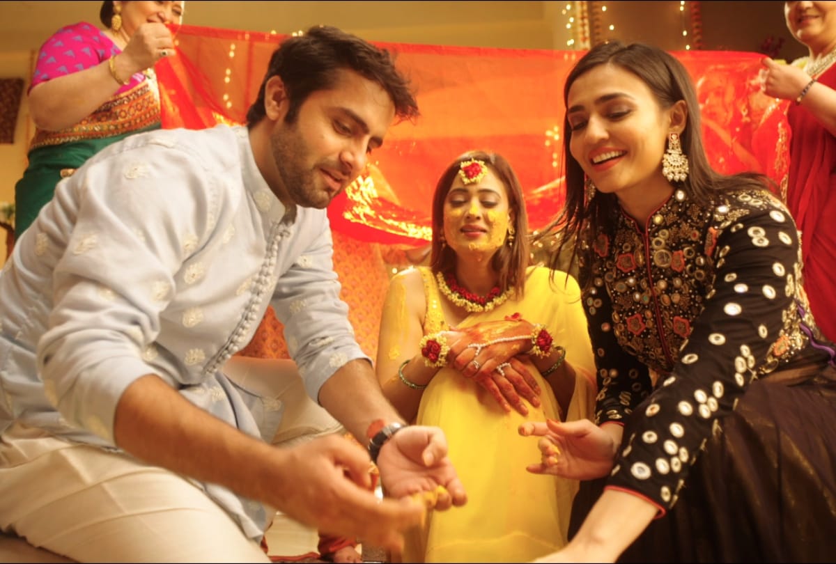 Shweta tiwari haldi ceremony serial mere dad ki dulhan