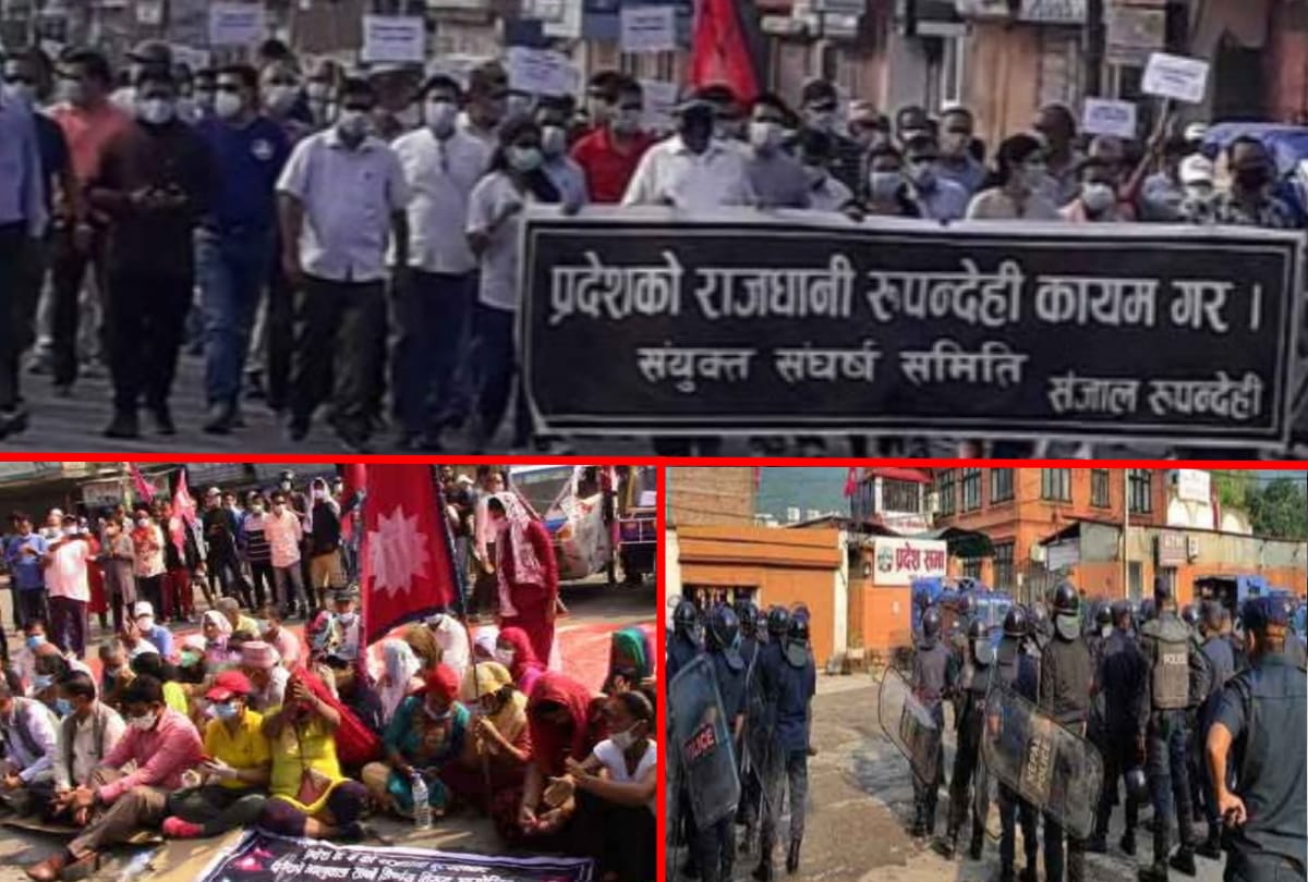 Demonstration continued against proposal to make Dong a capital