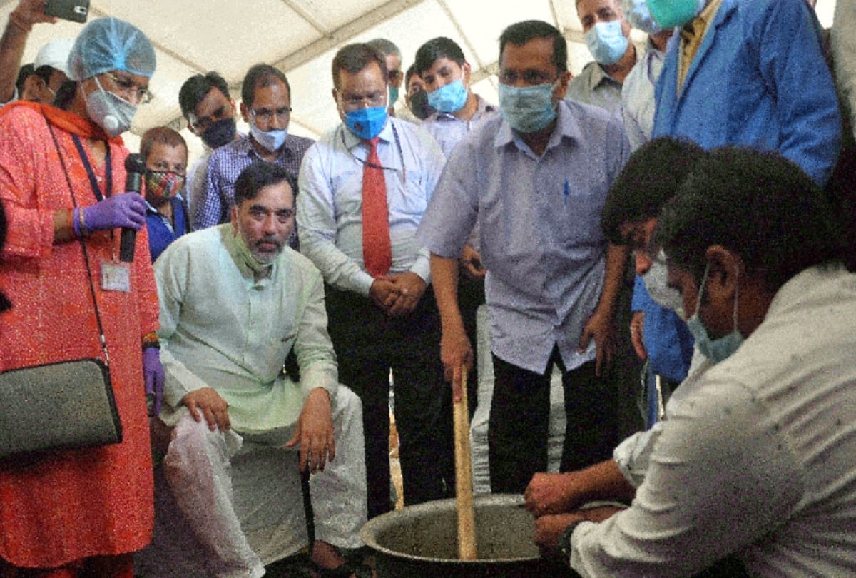 De-composure slurry manufacturing center started Chief Minister Kejriwal inspected