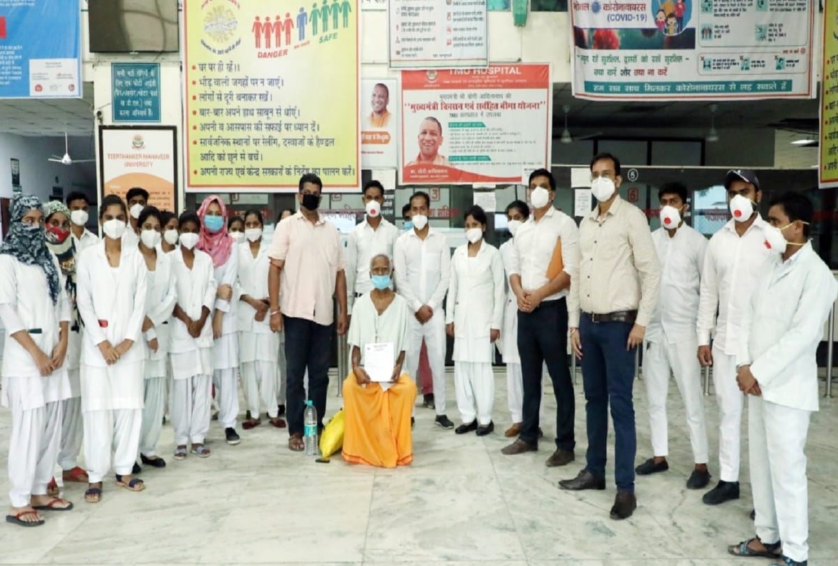 With positive thinking, 103-year-old veteran beats Corona in moradabad