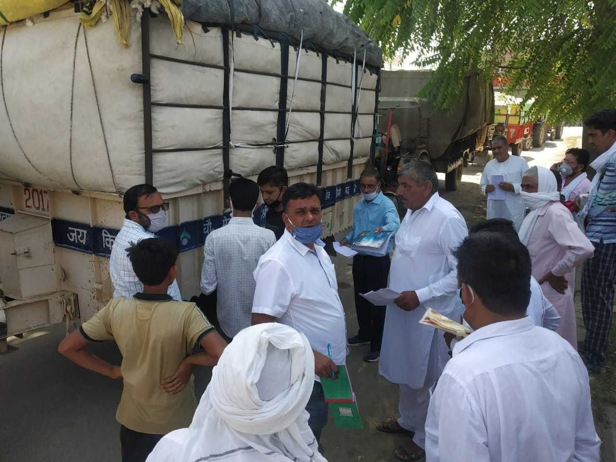 38 farmers came to sell tenderness in the district