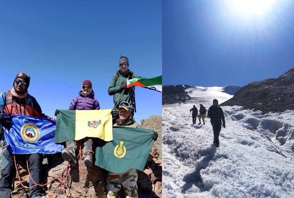 Nim and ITBP Soldiers Make New Record after Climbed Six Mountain on India China Border, Photos