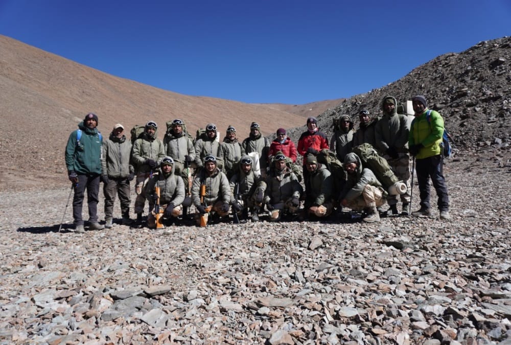 Nim and ITBP Soldiers Make New Record after Climbed Six Mountain on India China Border, Photos