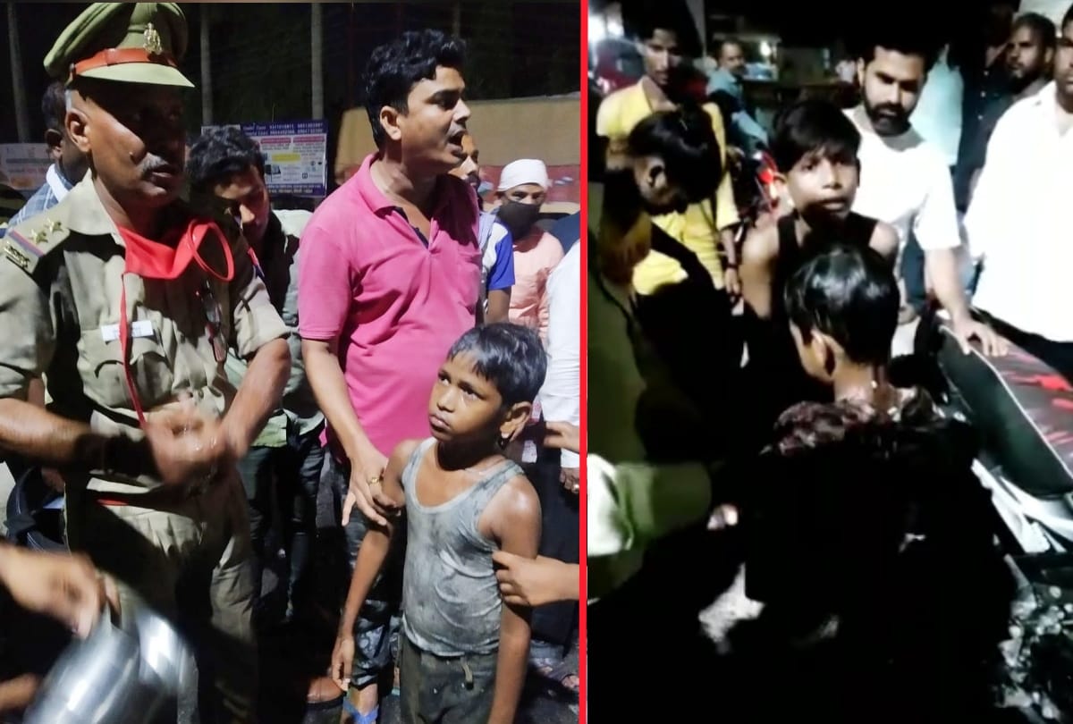 Police man save life of eight year child in deoria