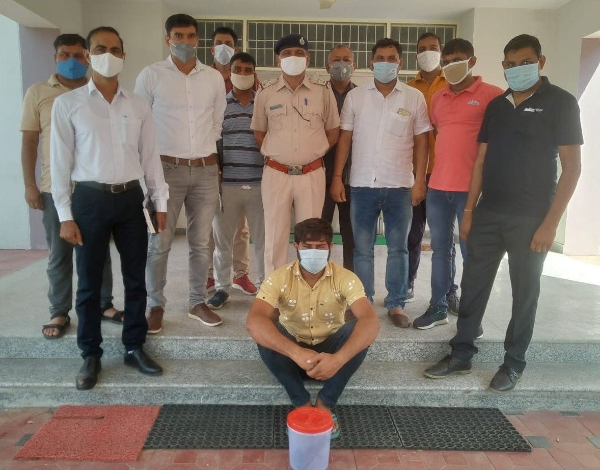 CIA team, kashi gang criminal, vikas arrested