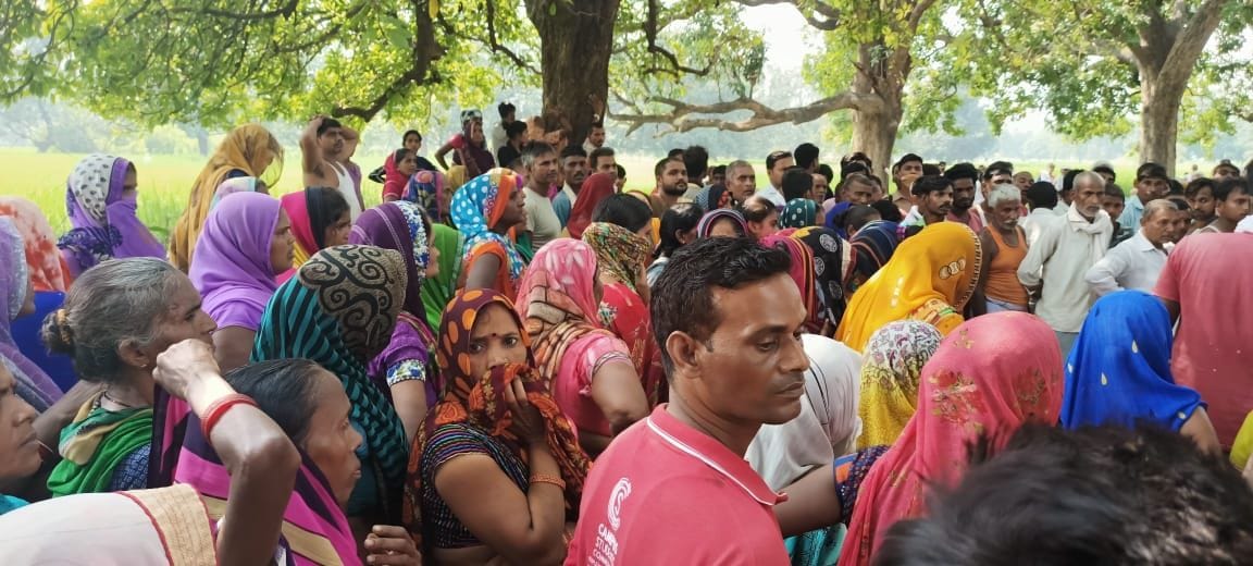 Dead body thrown after killing married woman in Rampur Bela Talab of Patti
