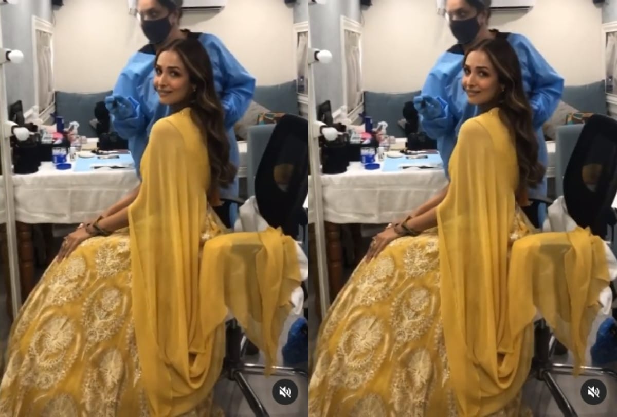 malaika arora share video use onion juice to treat hair fall after covid 19 recovery