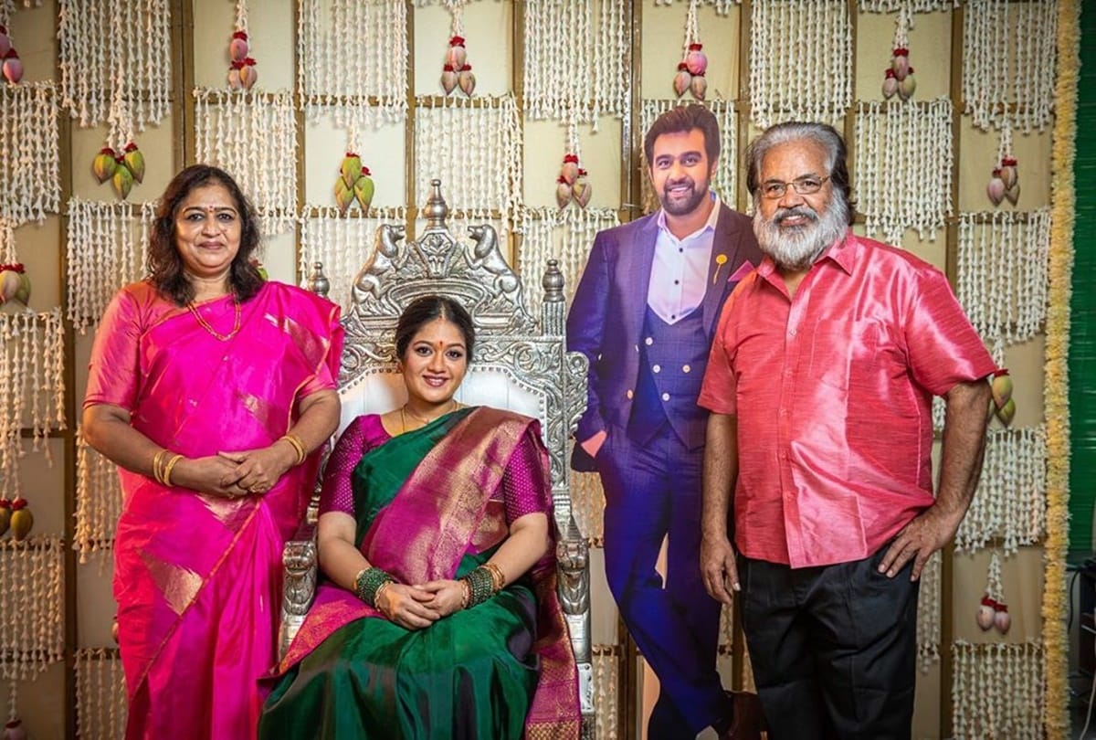 -meghana raj blessed with tha baby boy Late actor Chiranjeevi Sarja wife actress Meghna Raj gives birth to baby boy photos goes viral