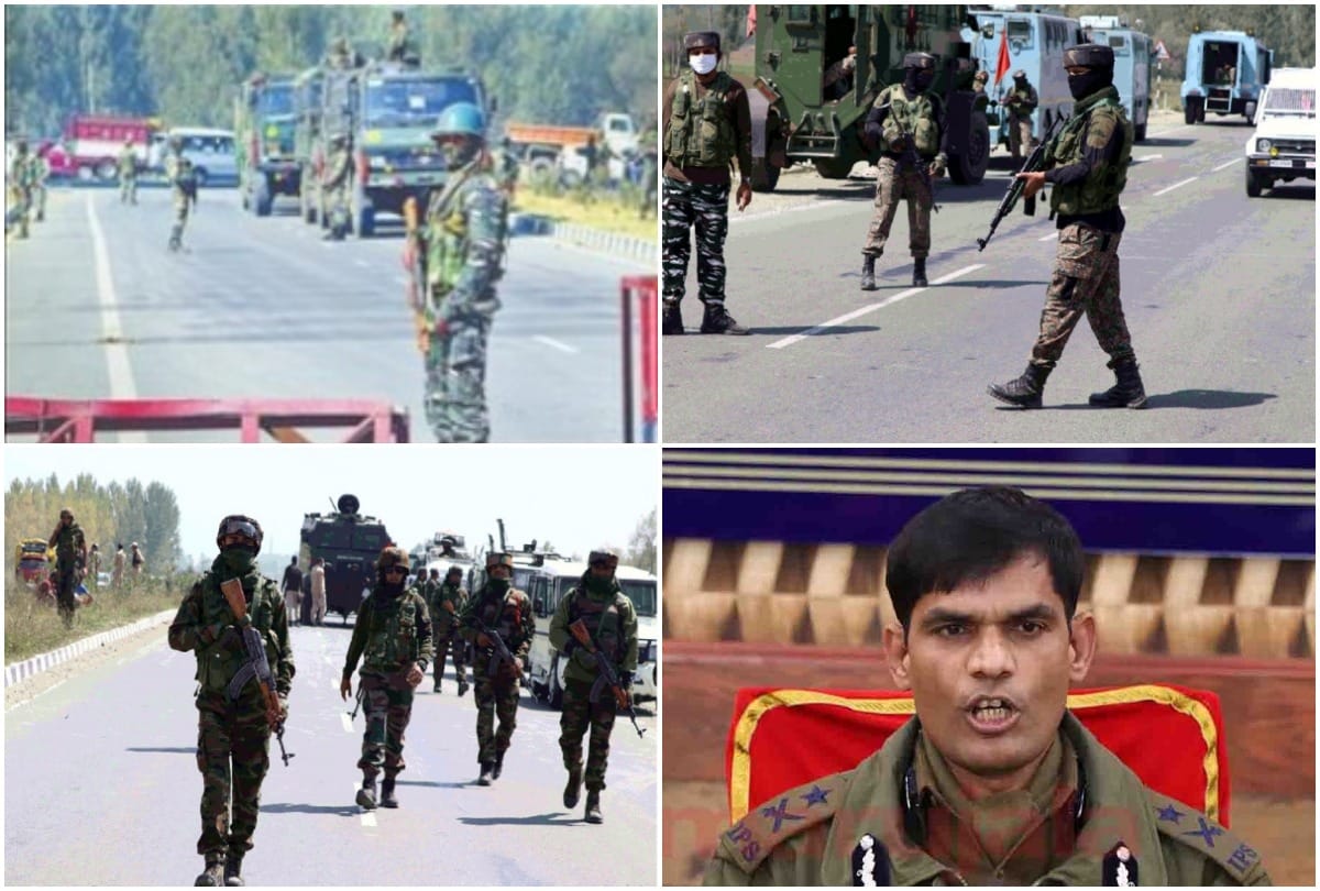 Terrorist attacks on highway in Kashmir, IGP said - easy to ride motorcycles in crowd