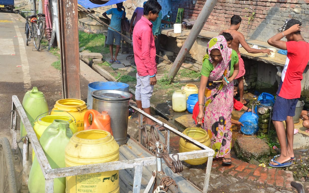 water supply barred due to electricity cut off