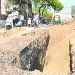 खोदी गई सड़क (सांकेतिक फोटो)