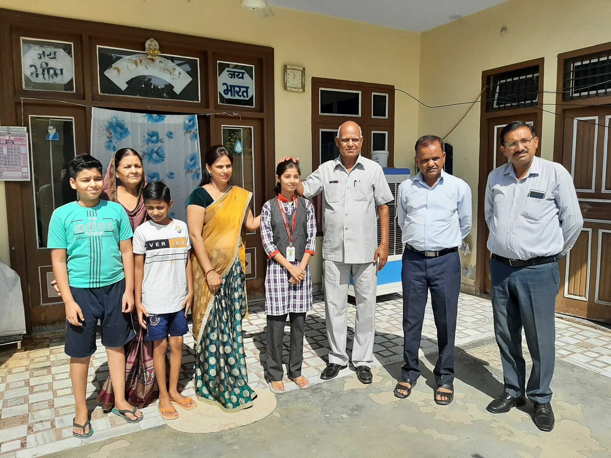 Asha Worker's daughter achieved 61st position in ISRO Cyberspace Competition