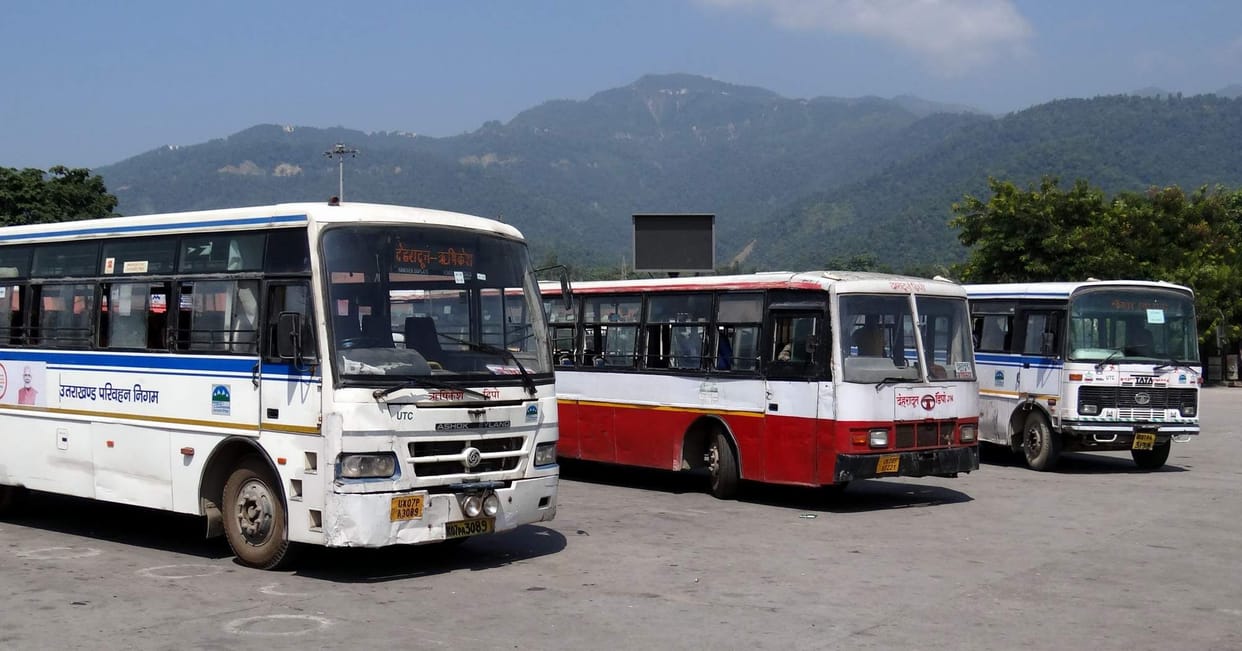 Private buses plying on all routes