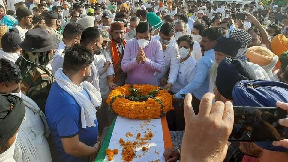 Last farewell to martyr Jagmeet Singh in terrorist attack, rites performed in ancestral village Baratauli