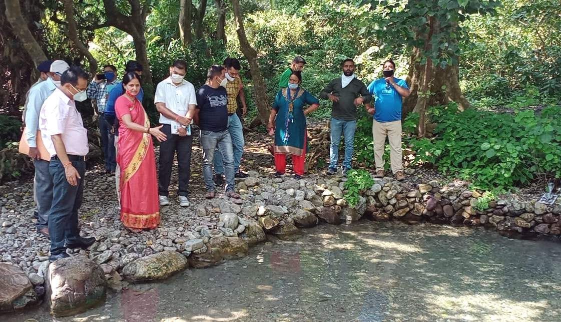 rishikesh news: Mayor visits Sanjay lake origin