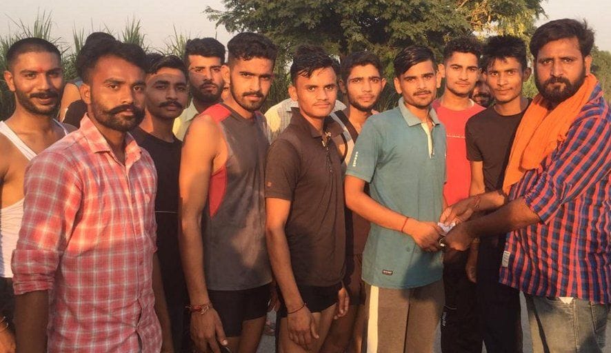 Hrithik became the winner of 1600 meter race