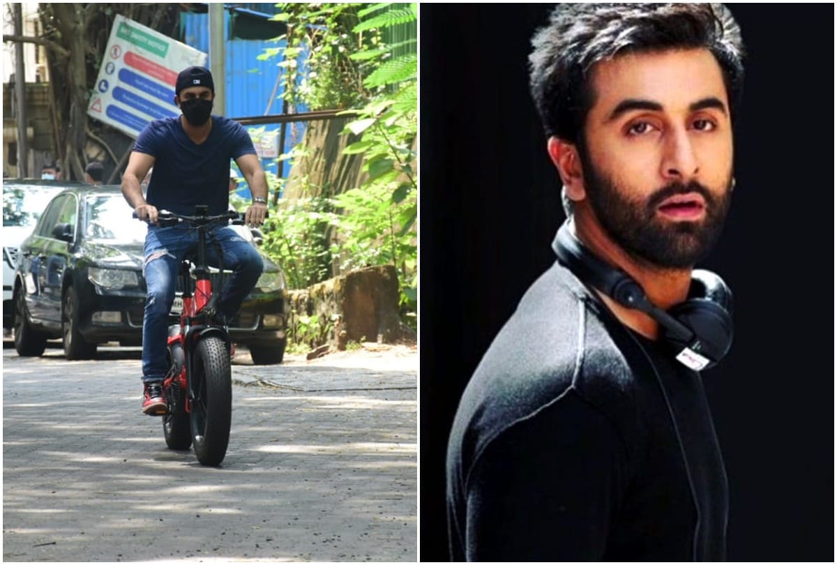 Ranbir Kapoor Snapped In Mumbai as He Goes For a Cycle Ride After Long Time