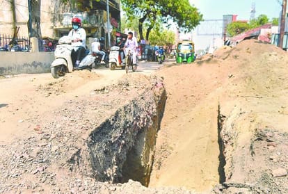 Five Lakh People In Trouble Of Road carving In Jivani Mandi