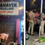 दुकान के बाहर धरना देतीं लेखिका शोभा देशपांडे